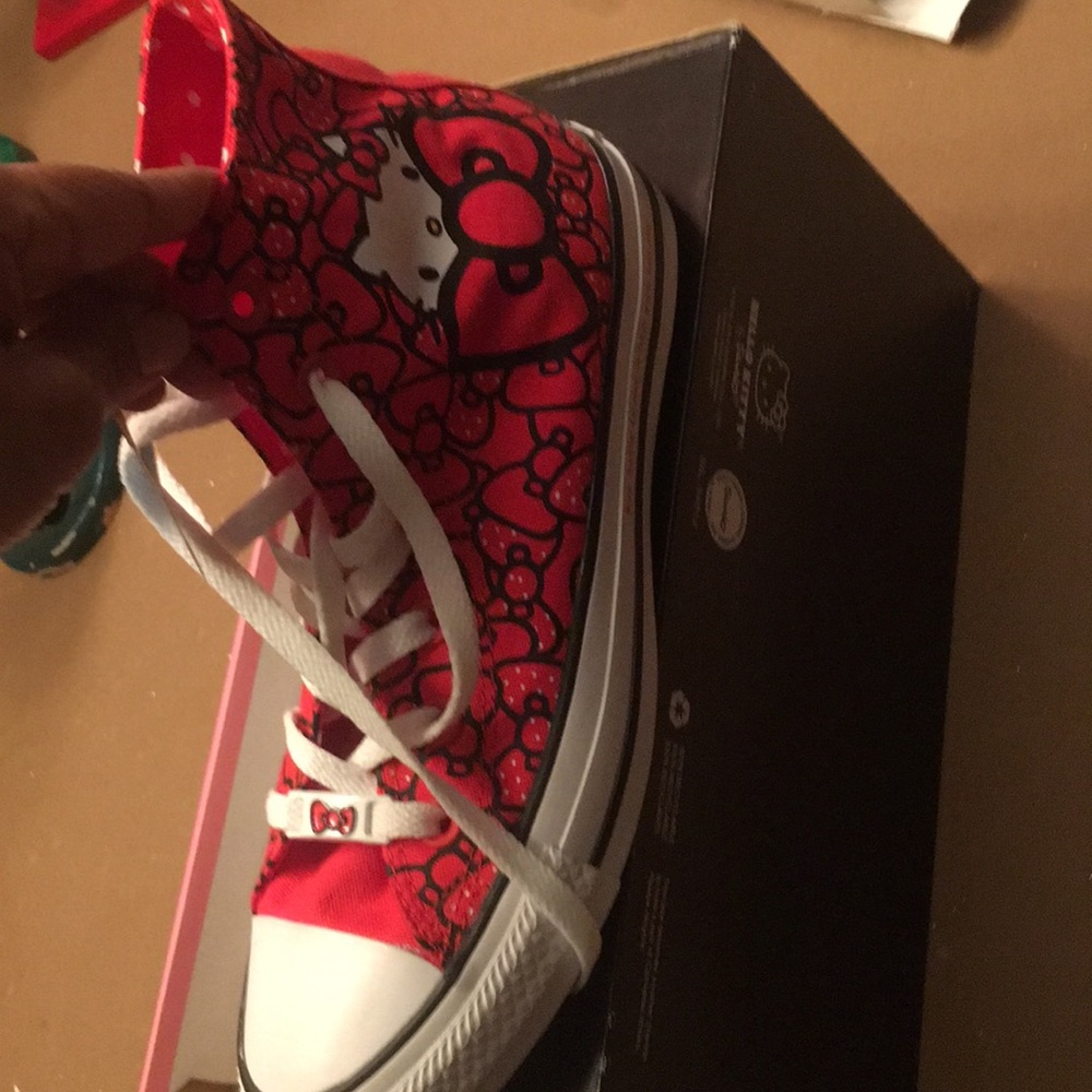 Special edition hello kitty converse high tops